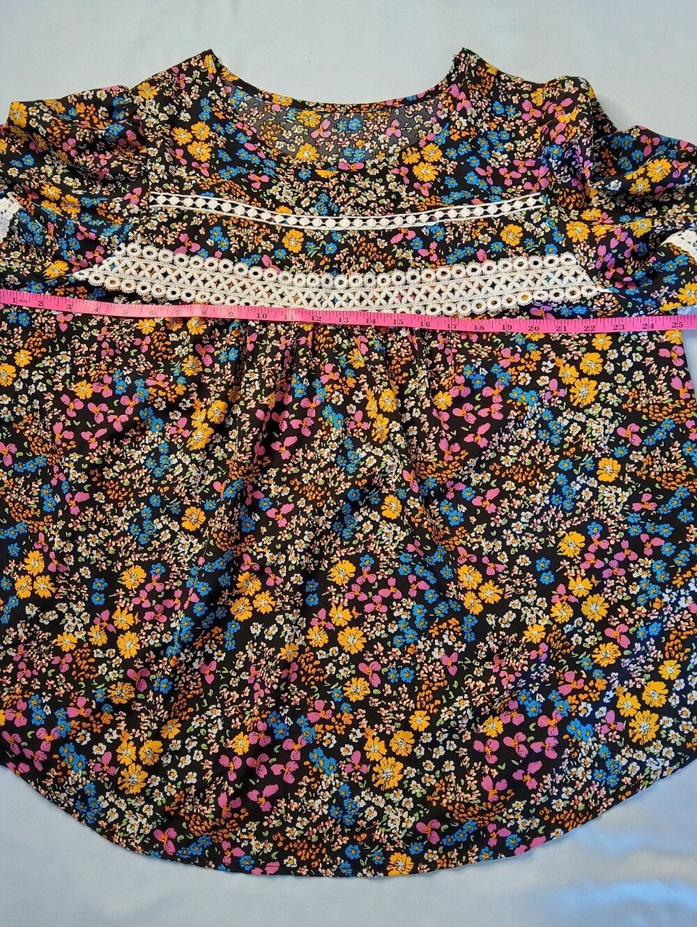 Shein Curve Floral Women's Blouse - Multicolor - Picture 4 of 8